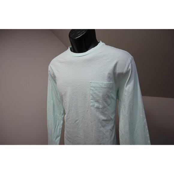 Vineyard Vines Whale Tee Shirt Blue Graphic Long Sleeve Mens Size Medium - Picture 4 of 11